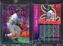 Frank Thomas 1997 Topps Finest Competitors with Peel Series Mint Card