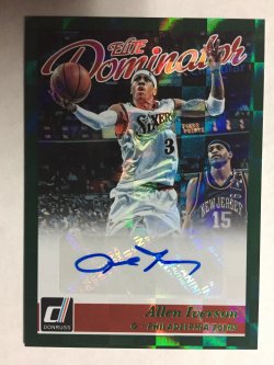 2015-16  Donruss Allen Iverson Auto /25