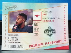 2018 Panini Prestige 2018 NFL Passport  Courtland Sutton