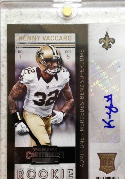 2013  Playoff Contenders  Kenny Vaccaro Rookie Ticket
