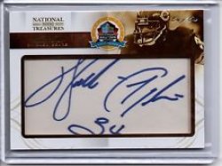 2013 Panini National Treasure HOF Walter Payton cut auto