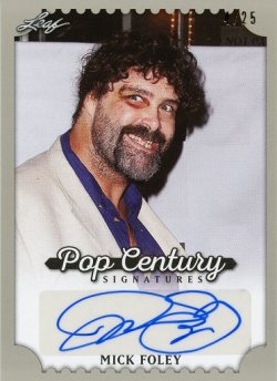 2016 Leaf Pop Century Signatures Silver Mick Foley