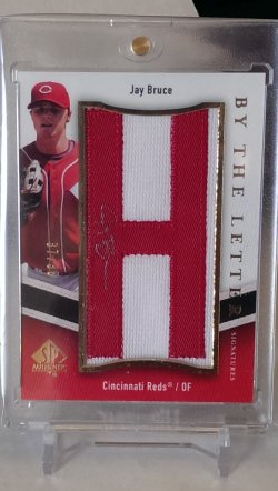 2009 Upper Deck SP Authentic Baseball By The Letters Jay Bruce H Bruce Almighty