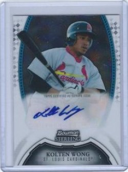 2011 Bowman Sterling Kolten Wong auto