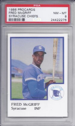 1986  ProCards Fred McGriff 