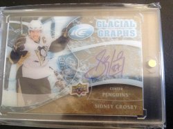 2009 Upper Deck Ice  Glacial graphs 