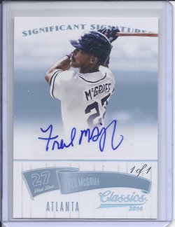 2014 Panini Classics Fred McGriff