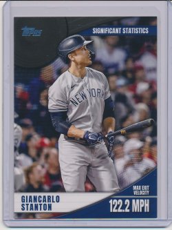    Giancarlo Stanton 2022 Topps Significant Statistics Black /299