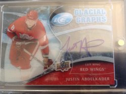 2009 Upper Deck Ice  Glacial graphs 