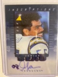 1997  pinnacle inscriptions junior seau