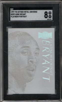 1997-98  Metal Universe Platinum Portraits Kobe Bryant