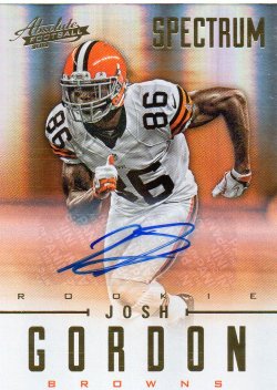 2012 Panini Absolute Spectrum Josh gordon