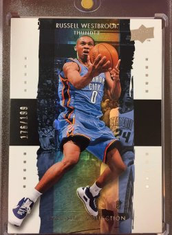 2009 Upper Deck Exquisite  Russell Westbrook Base Card