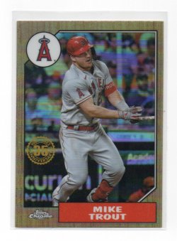 2022 Topps Topps Chrome 87 Topps Mike Trout