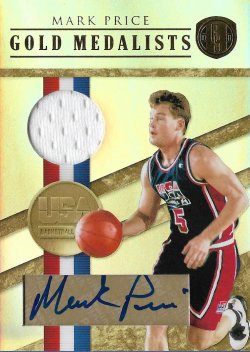 2010-11 Panini Gold Standard Gold Medalists Material Signatures Mark Price #ed 36/49