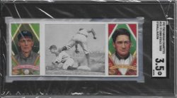 1912  Hassan 1912 T202 Cobb Steals Third/Stovall/Austin SGC 3.5 2/6/26