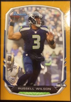 2013 Bowman Bowman Gold Rusell Wilson