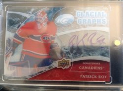 2009 Upper Deck Ice  Glacial graphs 