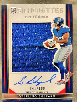 2016 Panini Preferred Sterling Shepard Rookie Silhouettes Signatures