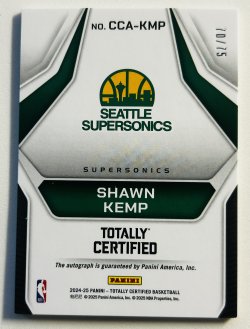 2024-25 Panini Totally Certified Shawn Kemp