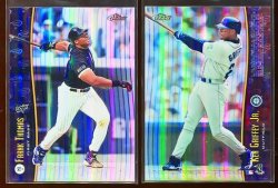 1998  Mystery Finest Refractors Frank Thomas Ken Griffey Jr.