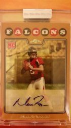 2008 Topps Chrome Matt Ryan Superfractor