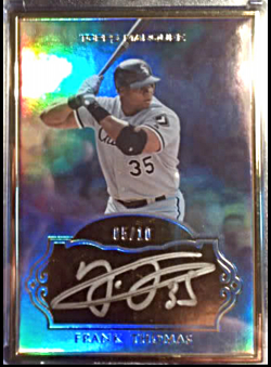 2013 Topps Marquee Frank Thomas Museum Collection Autograph