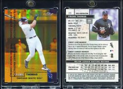 1999  Finest Gold Refractor (Non Die Cut/Non Serial #d) Frank Thomas