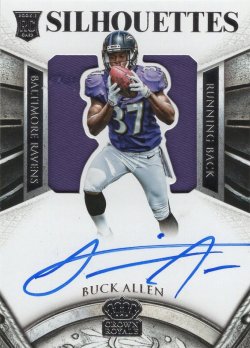  Panini  Buck Allen 2015 Panini Crown Royale Rookie Silhouettes Signatures 