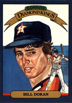 198x Donruss Diamond Kings Bill Doran