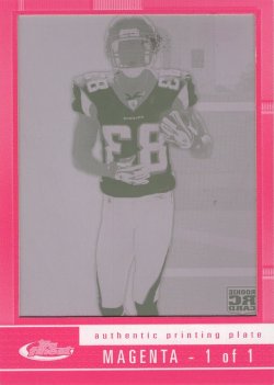    Harry Douglas 2008 Topps Finest Magenta Prining Plate