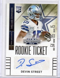 2014 Panini Contenders Devin Street Rookie Ticket