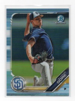 2019 Topps Bowman Chrome Draft Sky Blue Refractors MacKenzie Gore