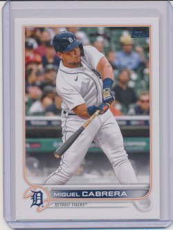    Miguel Cabrera 2022 Topps Advanced Stats /300