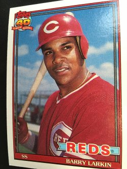 1999 Topps Stadium Club Baseball Barry Larkin - Cincinnati Reds