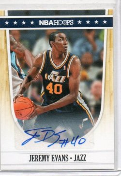 2011 Panini Hoops Jeremy Evans