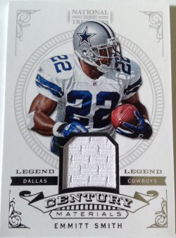 National Treasures Legend Base Card Cowboys Emmitt Smith 42/50 2013 |