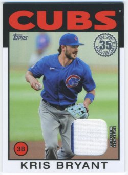 2021 Topps 1986 Relics Kris Bryant