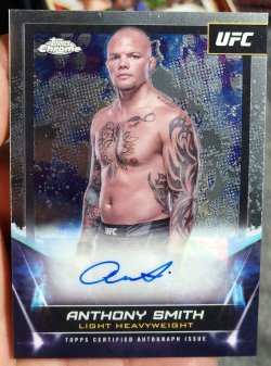 2024 Topps Chrome UFC Anthony Smith Veteran Autograph