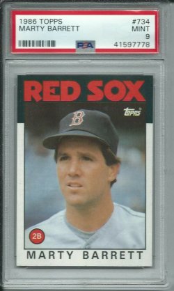 1986 Topps  Marty Barrett