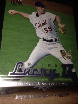 JUSTIN VERLANDER 2006 FLEER TRADITION ROOKIE CARD