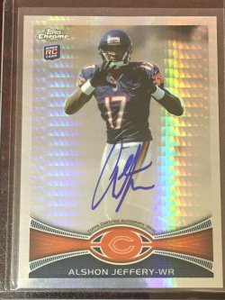 2012 Topps Topps Chrome Alshon Jeffery Refractor Auto