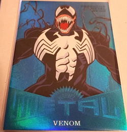 2017 Fleer Ultra Spider-Man Venom Precious Metal Gems Blue
