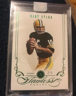 2014 Panini Flawless Emerald Diamond Bart Starr