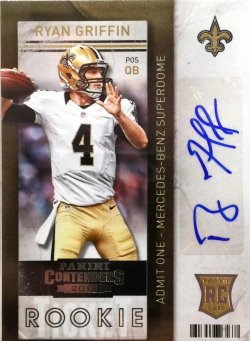 2013  Playoff Contenders Ryan Griffin Rookie Ticket
