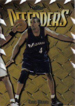 1997-98 Topps Finest Embossed Chris Webber Gold