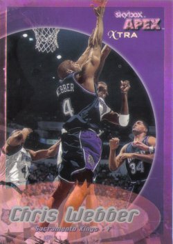 1999-00 Skybox APEX Xtra Chris Webber #ed 38/50