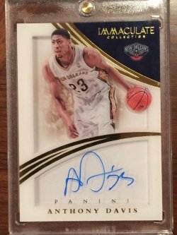 2014 Panini Immaculate  Anthony Davis 