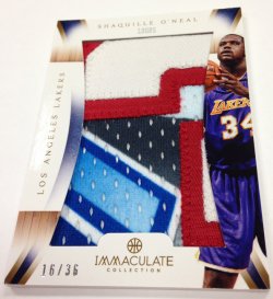 2012-13 Panini Immaculate Shaquille ONeal Jumbo Patch