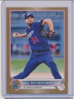    Max Scherzer 2022 Topps Gold /2022